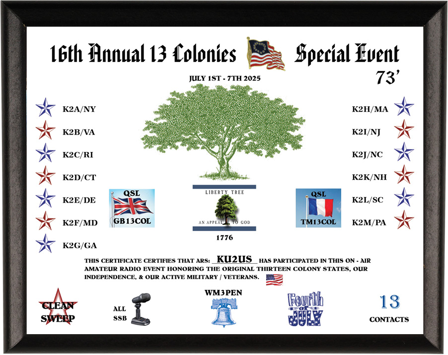 Plaque 2025